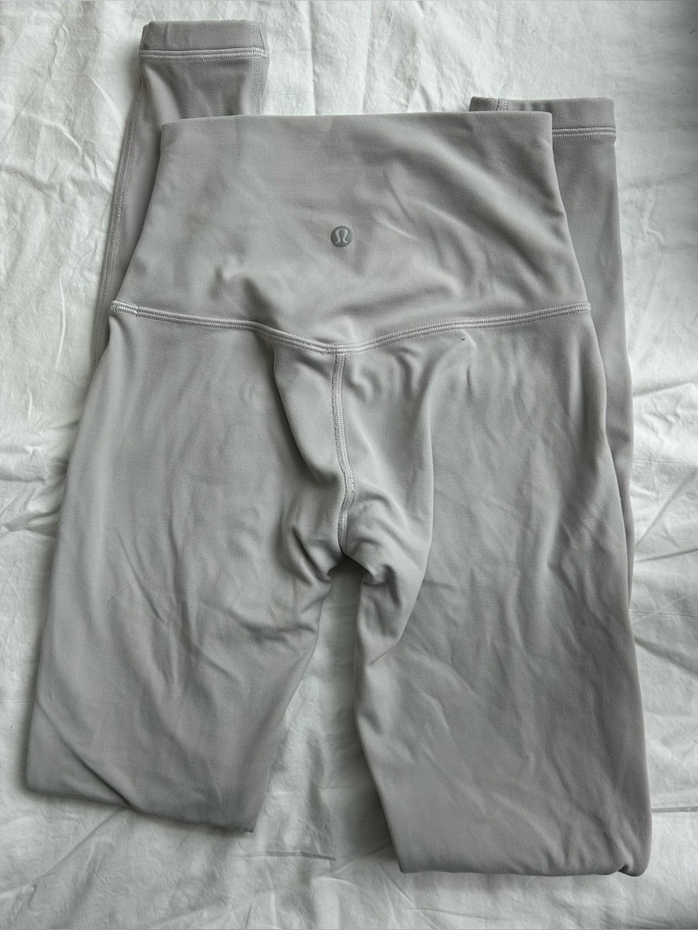 Lululemon High-Rise Align Gray Workout Leggings- 2